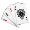 Set de 4 cartes de lancer Carré d'As