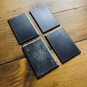 Lot de 4 cartes de lancer made in France